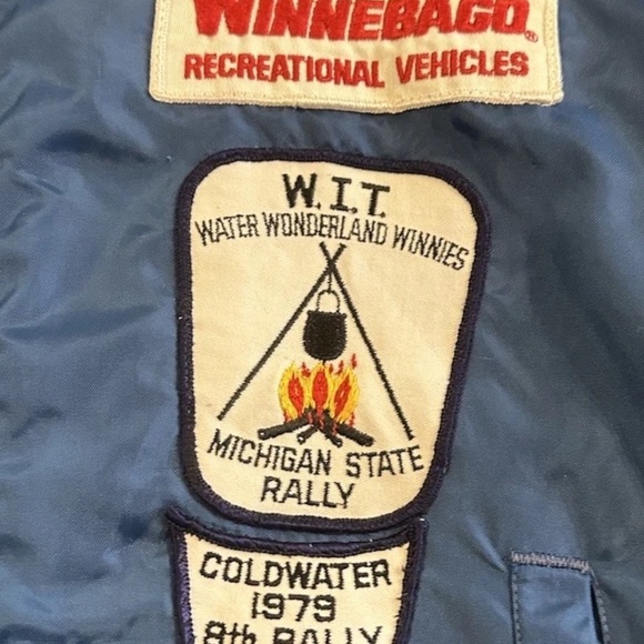 VTG Swingster Winnebago Travel Patch Jacket Lined Disney Mickey Mouse Yogi Bear - Picture 6 of 9